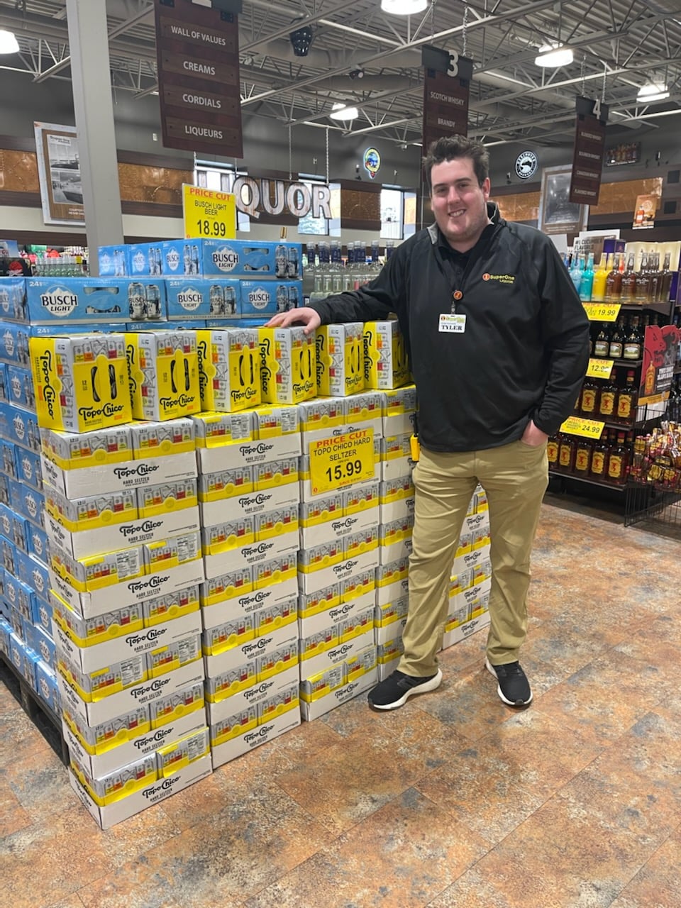 Tyler Gronseth, Liquor Store Manager